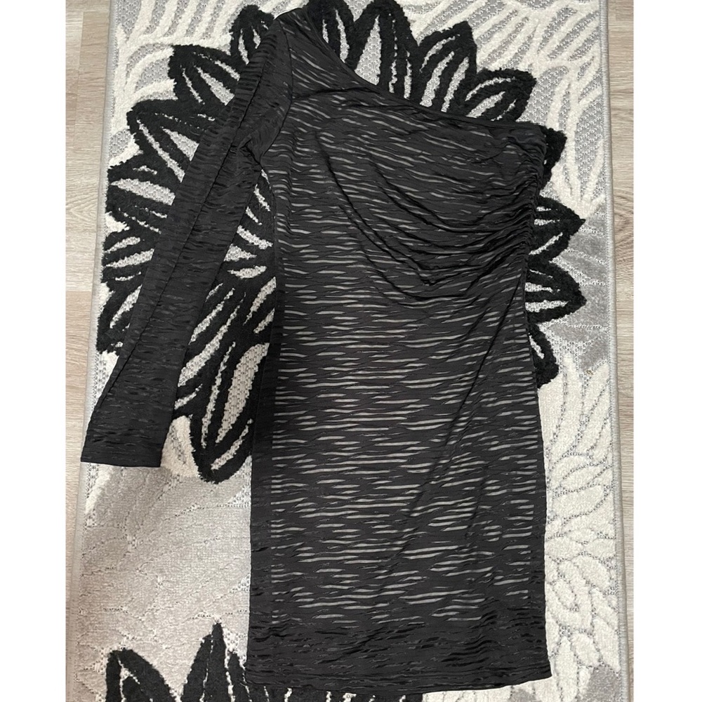 Windsor One-Shoulder Black Dress